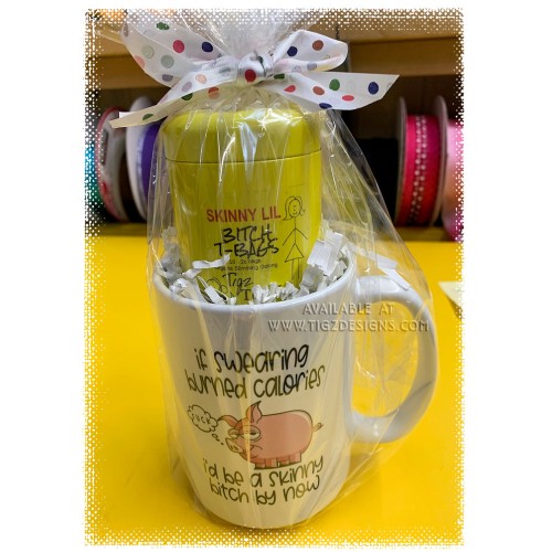 Skinny Bi*ch Mug & Teabag Gift Set